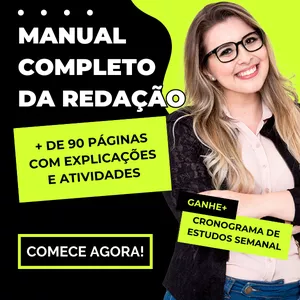 Imagem de capa para o Ebook Manual Completo da Redação