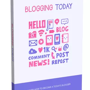 Imagem de capa para o Ebook Blogging Today