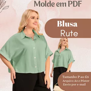 Imagem de capa para o Ebook MOLDE EM PDF - BLUSA RUTE