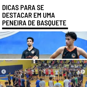 Imagem de capa para o Ebook DICAS PARA SE DESTACAR EM UMA PENEIRA DE BASQUETE