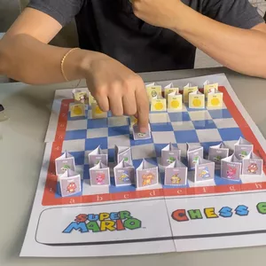 Imagem de capa para o Ebook Xadrez do SUPER MARIO