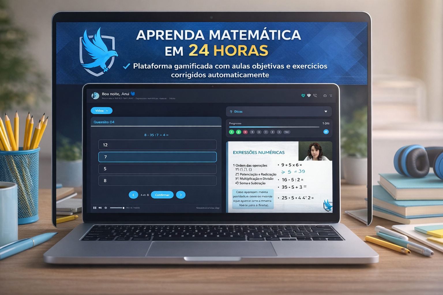 Aprenda Matemática em 24 horas!>