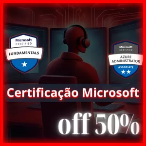 Imagem do curso ???? Windows Server (50 horas) + Azure (Az-104 + Questões de prova 458q) + Az-900 (Questões de prova) + Servidor Web + pfSense Firewall + Zabbix + Hyper-V Server + Container + GPOs + 50 horas de Windows Server