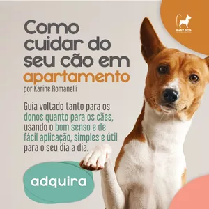 Imagem principal do produto Como cuidar do seu cão em apartamento, fácil interativo e com bônus! Utilize o cupom: LANÇAMENTO para obter o preço especial de 25%OFF