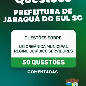 Imagem de capa para o Ebook JARAGUA DO SUL SC SIMULADO 2024