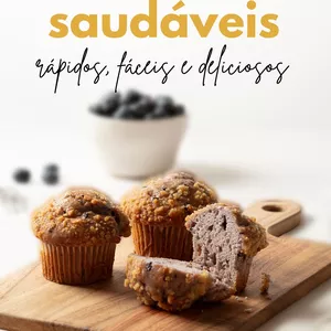 Imagem de capa para o Ebook E-book de Receitas Doces Saudáveis (rápidas, fáceis e deliciosas)