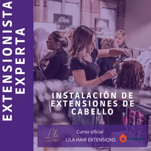 Imagen de portada para Curso online Extensionista Experto - Instalación de Extensiones de Cabello 