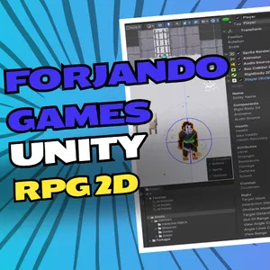 Imagem de capa para o Curso online Forjando Games - RPG 2D com Unity
