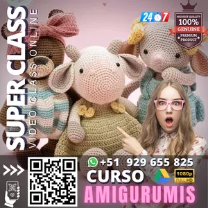 Imagen de portada para Ebook CURSO PREMIUM AMIGURUMIS