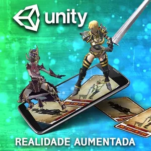 Imagem de capa para o Curso online Dominando Realidade Aumentada com Unity