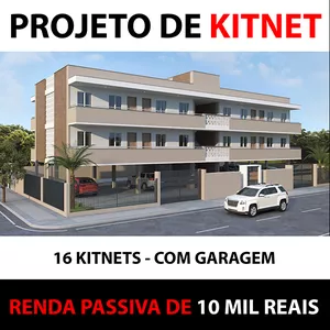 Imagem de capa para o Ebook PROJETO DE KITNET COMPLETO - RENDA PASSIVA