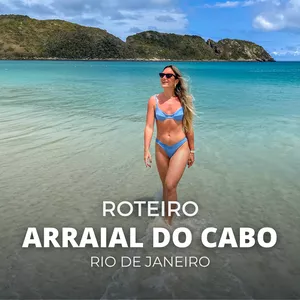 Imagem de capa para o Ebook Roteiro de Viagem Arraial do Cabo - RJ