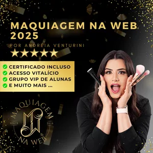 Imagem de capa para o Curso online Curso de Maquiagem na Web 2025