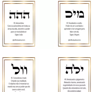 Imagem de capa para o Ebook Cartas dos 72 Nomes de Deus para impressão 