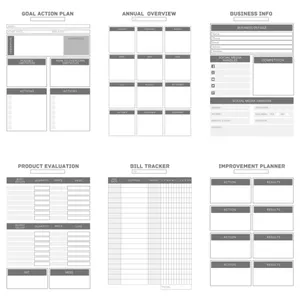 Cover image for Ebook Business Planner For Men - Printable