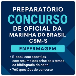 Imagem do curso E-book Preparatório Marinha –Quadro de Apoio à Saúde-Enfermagem