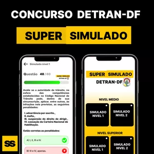 Imagem de capa para o Curso online SUPER SIMULADO DETRAN-DF