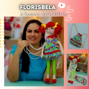 Imagem de capa para o Curso online FLORISBELA- a boneca Mochila