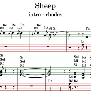 Imagem de capa para o Ebook Sheep - intro - Pink Floyd