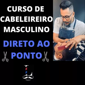 Imagem de capa para o Curso online CURSO DE BARBEIRO MASCULINO - DIRETO AO PONTO