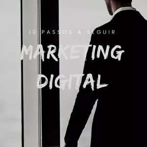Imagem de capa para o Ebook 10 passos a seguir no Marketing Digital
