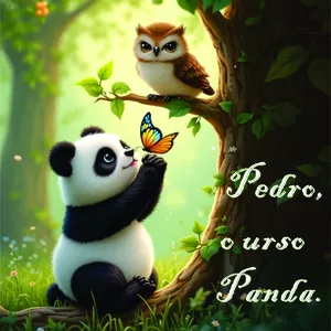 Imagem de capa para o Ebook Pedro o urso panda