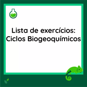 Imagem principal do produto Lista de exercícios - Ciclos Biogeoquímicos