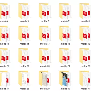 Imagem de capa para o Ebook 70 Moldes de Roupas