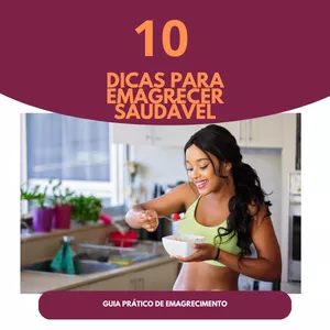 Imagem de capa para o Ebook 10 Dicas Para Emagrecer Saudável