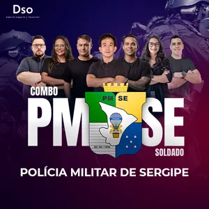 Imagem de capa para o Curso online Combo PM SE - Soldado (Polícia Militar do Estado de Sergipe) - Curso Pós-Edital
