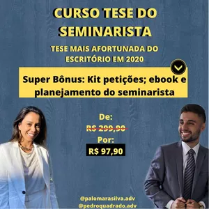 Imagem principal do produto CURSO TESE DO SEMINARISTA 
