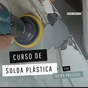 Curso de solda plástica, a arte da restauração em plastico>