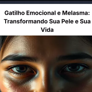 Imagem de capa para o Ebook Gatilho Emocional e Melasma: Transformando Sua Pele e Sua Vida