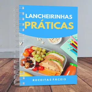 Imagem de capa para o Ebook Lancheirinhas práticas, receitas fácei. 