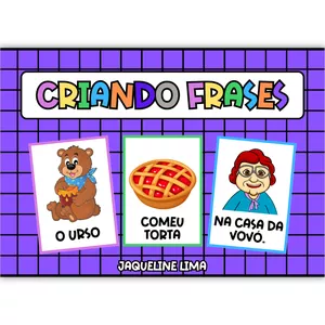 Imagem de capa para o Ebook CRIANDO FRASES