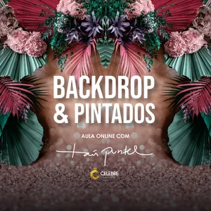 Imagem de capa para o Curso online Curso Online Backdrop &amp; Pintados com Taís Puntel