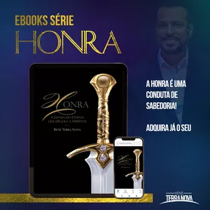 Imagem de capa para o Ebook HONRA - A ESPADA DO ETERNO QUE DEGOLA A SERPENTE