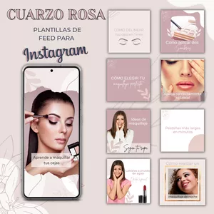 Imagen de portada para Curso online Feed Instagram Cuarzo Rosa