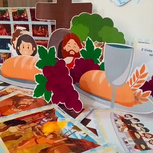 Imagem de capa para o Ebook Kit SANTA CEIA - Recurso para Ministério Infantil