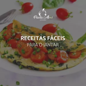 Imagem de capa para o Ebook Receitas Fáceis para o Jantar