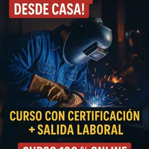 Imagen de portada para Curso online Aprende soldadura profesional 