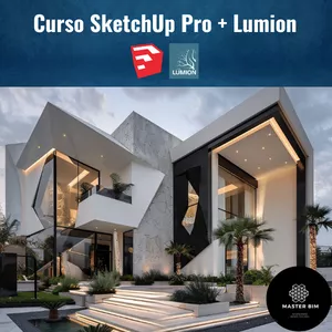 Imagen de portada para Curso online CURSO SKETCHUP PRO + LUMION