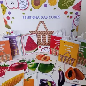 Imagem de capa para o Ebook Feirinha das Cores