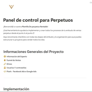 Imagen de portada para Curso online Panel de control perpetuo en Notion