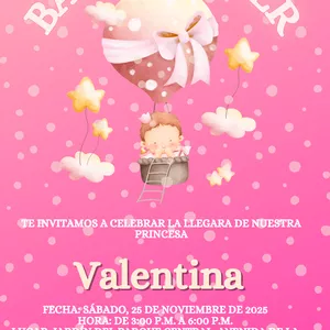 Imagen de portada para Curso online Invitación baby shower Niña