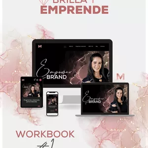 Imagen de portada para Ebook ✨ BRILLA Y EMPRENDE: Workbook para construir tu Marca Personal desde cero