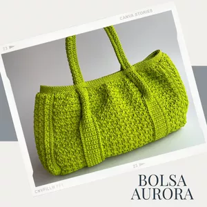 Bolsa Aurora - Curso de Crochê