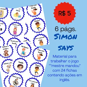 Imagem de capa para o Ebook Game Simon Says