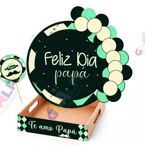 Imagen de portada para Curso online Crea desayunos de cumpleaños únicos y personalizados con nuestras plantillas o moldes " feliz cumple papá