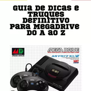 Imagem de capa para o Ebook Guia de Dicas e Truques Definitivo para Megadrive do A ao Z 